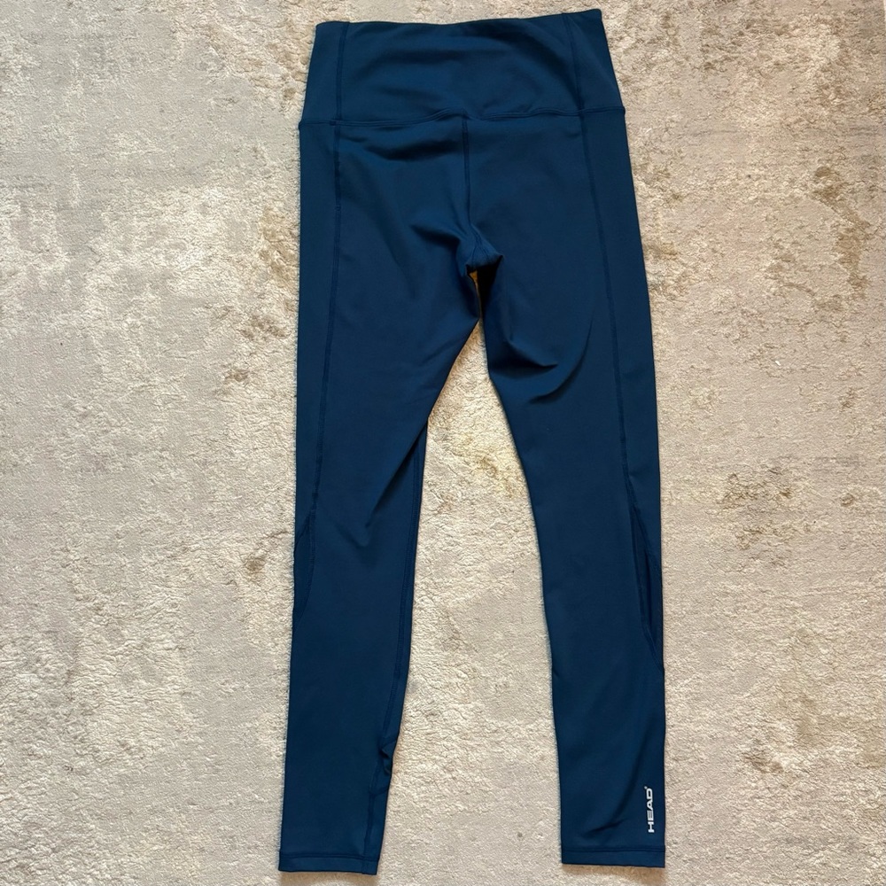 Head Blue High Waisted Active Sport Leggings With Mesh Panels Size Small - Picture 7 of 9